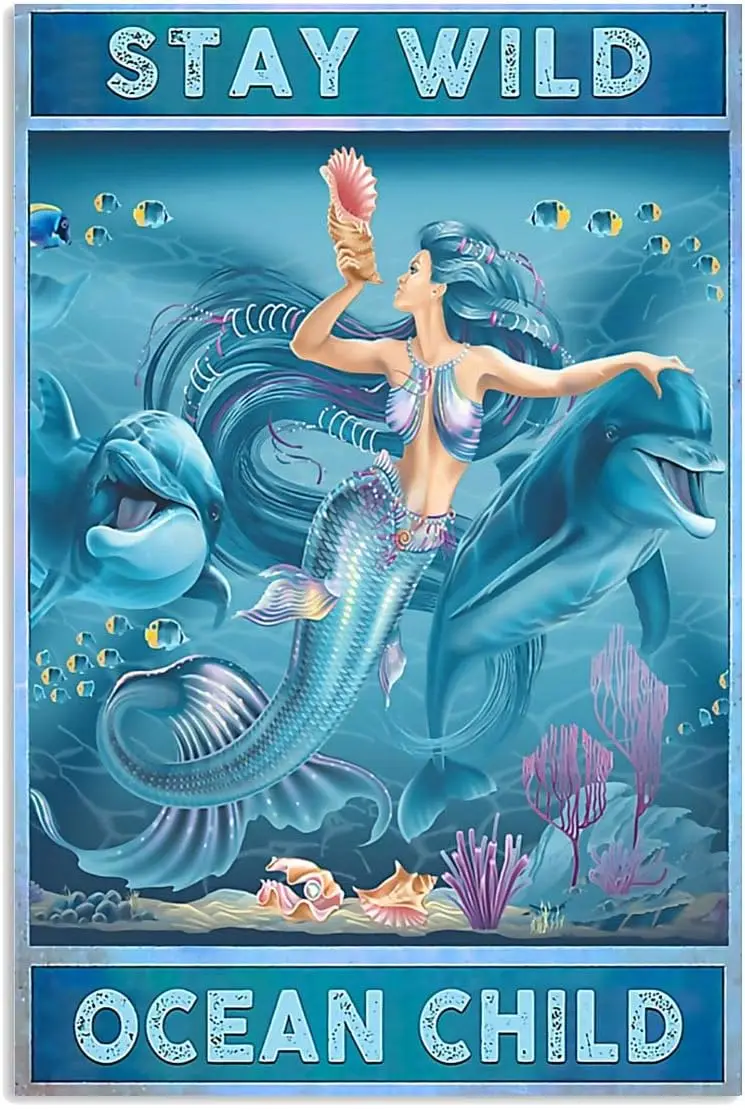 1pc-metal-sign-mermaid-princess-whale-stay-wild-ocean-child-posters