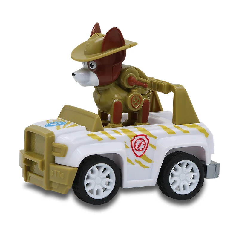 tøve sikkerhedsstillelse asiatisk Paw Patrol Jungle Rescue Tracker's Jungle Cruiser Vehicle Car Patrulla  Canina Plastic Toy Action Figure Model Kid Christmas Gift - Action Figures  - AliExpress