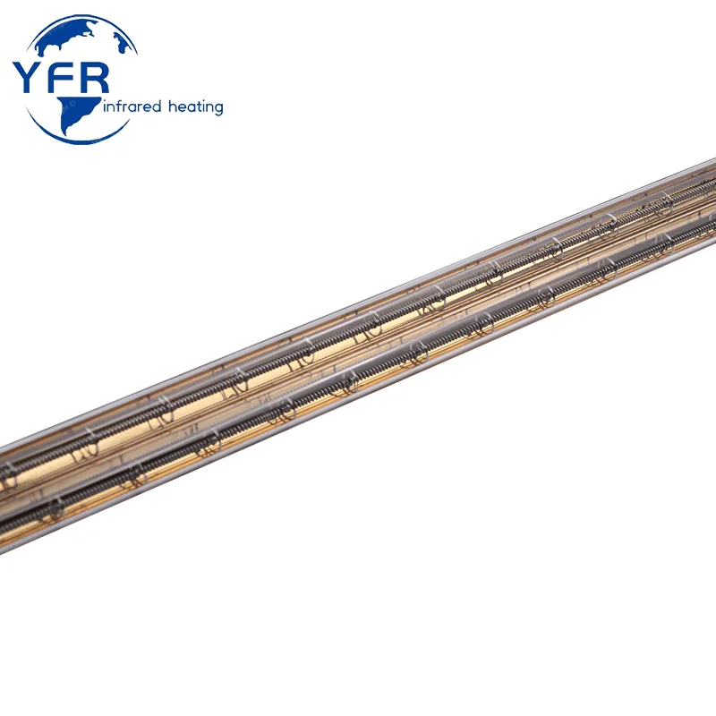Shortwave Halogen Heating Lamp 598mm 400V 2500W Halogen Infrared Heating Element