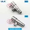 ULA Brushed Bidet Faucet Stainless Steel Handheld Bidet Sprayer Set Toilet Sprayer Bidet Faucet Single Cold Water Tap Accessory 5