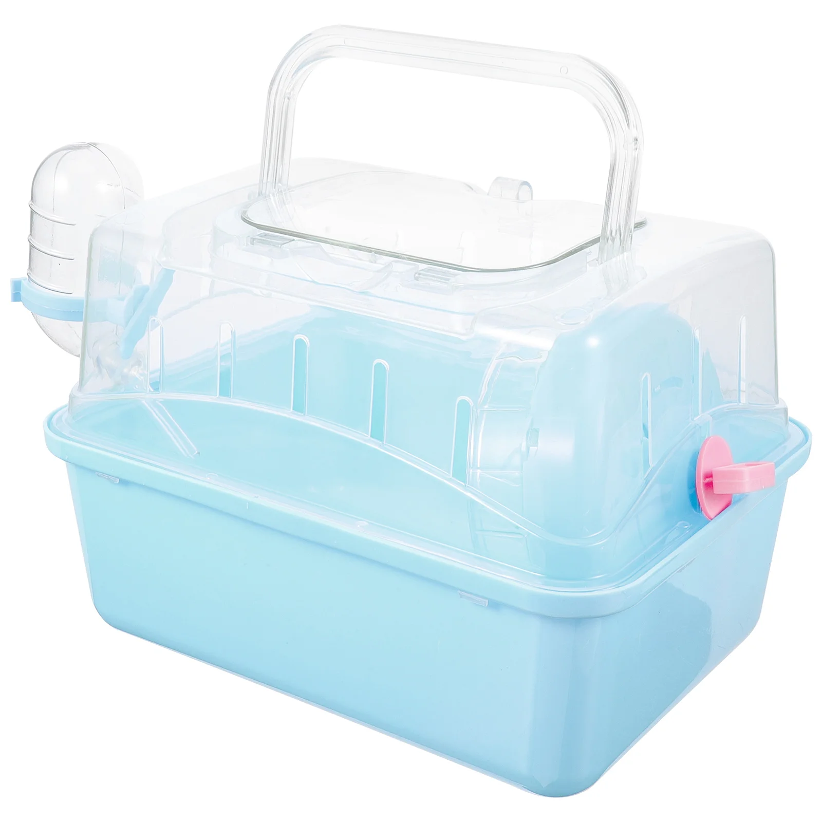 

Small Animal Cage Portable Outdoor Carrier Travel Hamster Cage Handles Hedgehog Hamster Rat Bearded Dragon Ferret