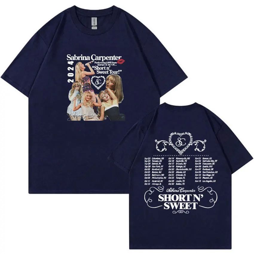 Sabrina Carpenter Short N Sweet 2024 Tour T Shirts Men Women
