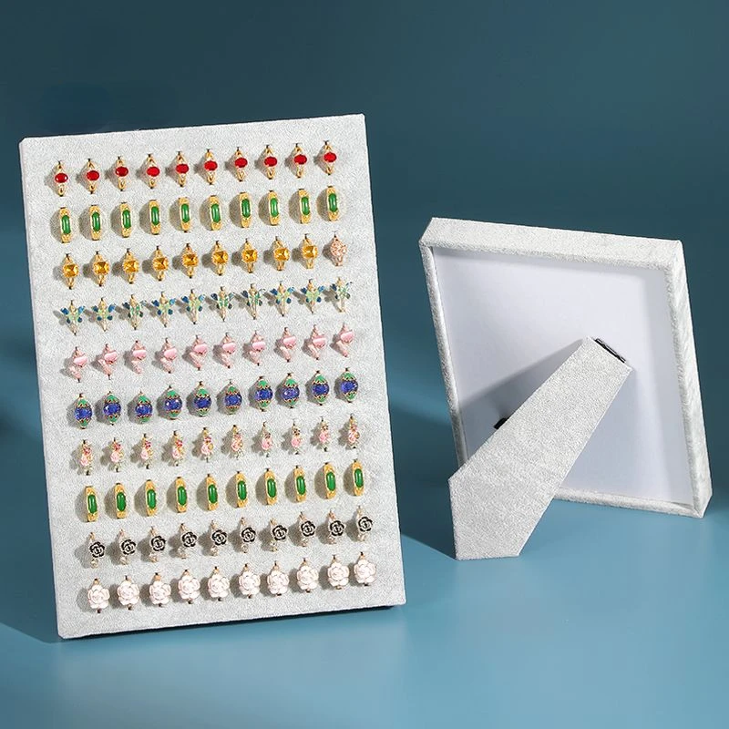 

Photo frame Ring Display Rack Earrings Organizer Jewelry Display Holder Storage Rack Showcase Stand for Counter Shop Showroom