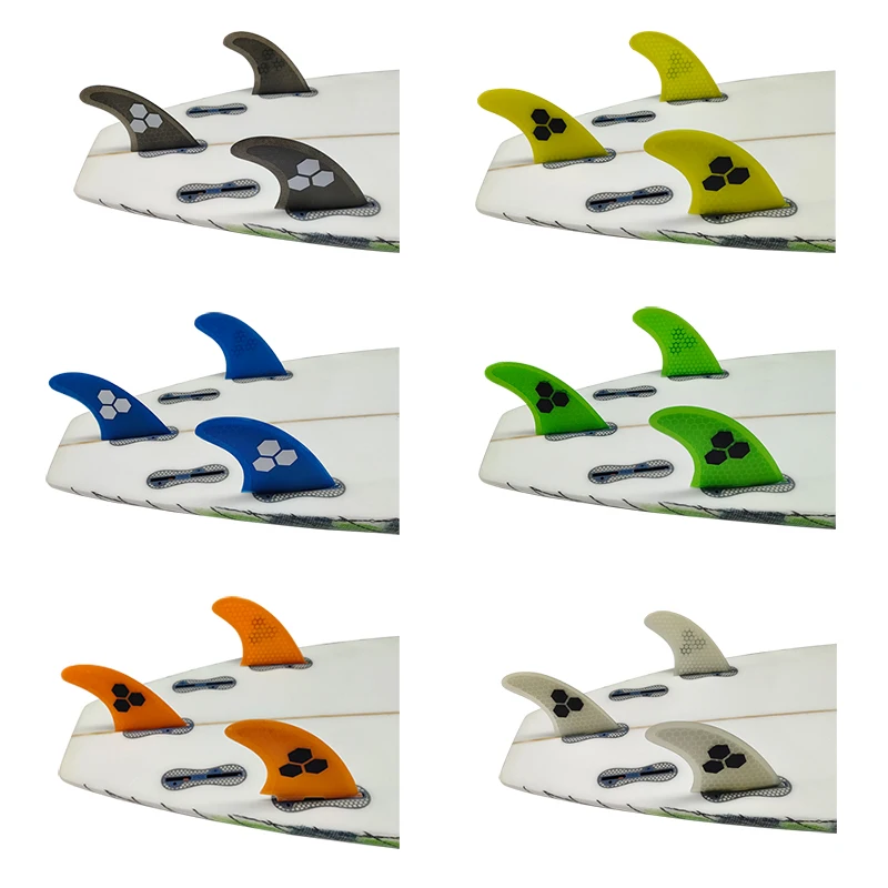 UPSURF FCS 2 G5 Fins Quilhas Padle Surf Carbon Fibre Surf Fins 3 Pcs/set Surfing Surrcessory Medium Swimming Fins
