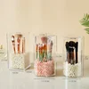 Acrylic Makeup Brush Holder Makeup Organizer Cosmetic Holder Pencil Lipstick Desk Container Table Transparent Makeup Storage Box 3