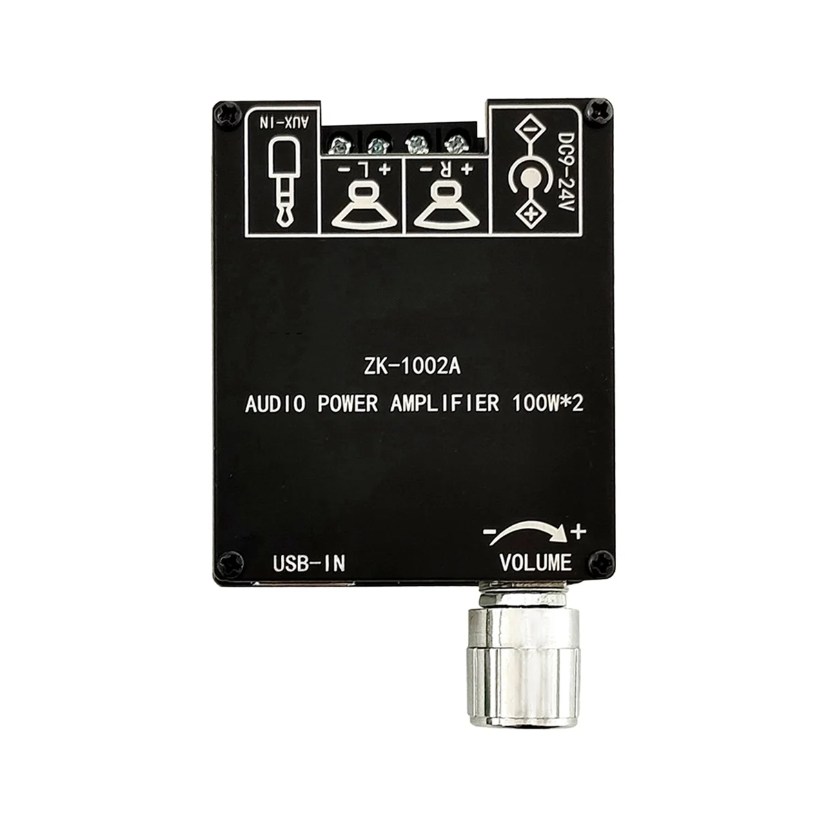 

ZK-1002A 5.1 Bluetooth Power Amplifier Board 100W Channel Amplifier Board with Short Circuit Protection for Sound Box