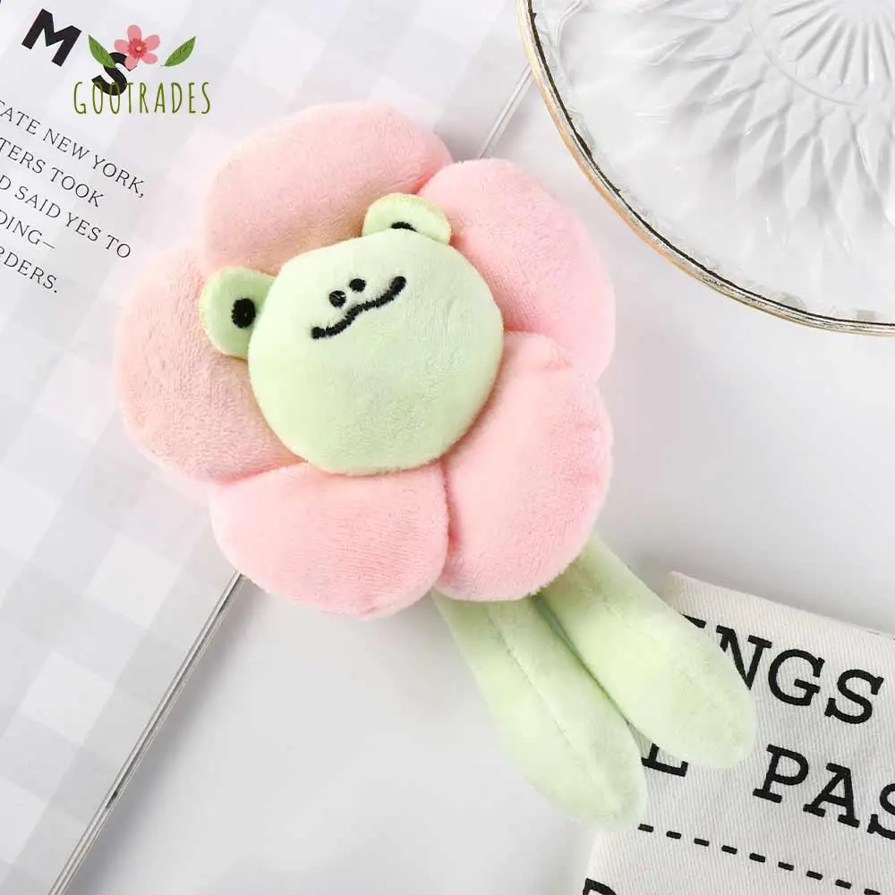 

Рождественские подарки, подвеска для сумки, Подсолнух, лягушка, плюшевые игрушки, Подсолнух, лягушка, плюшевые брелки, мягкие игрушки-животные