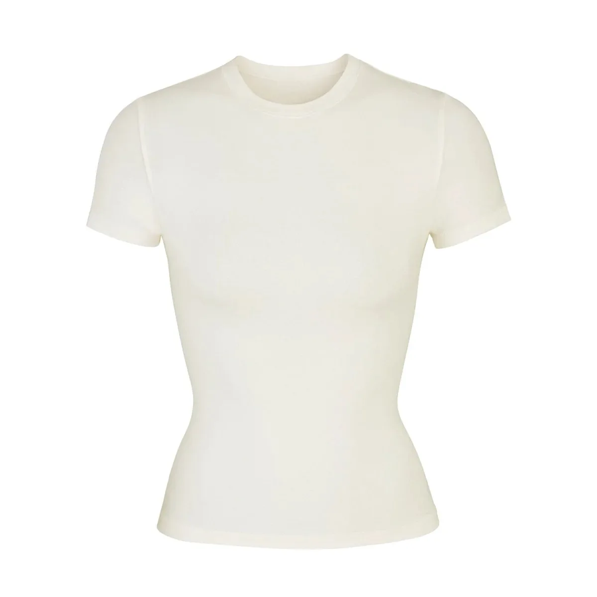 

Basic Classic Women Cotton Jersey T-shirt In Black & Grey & Cream White