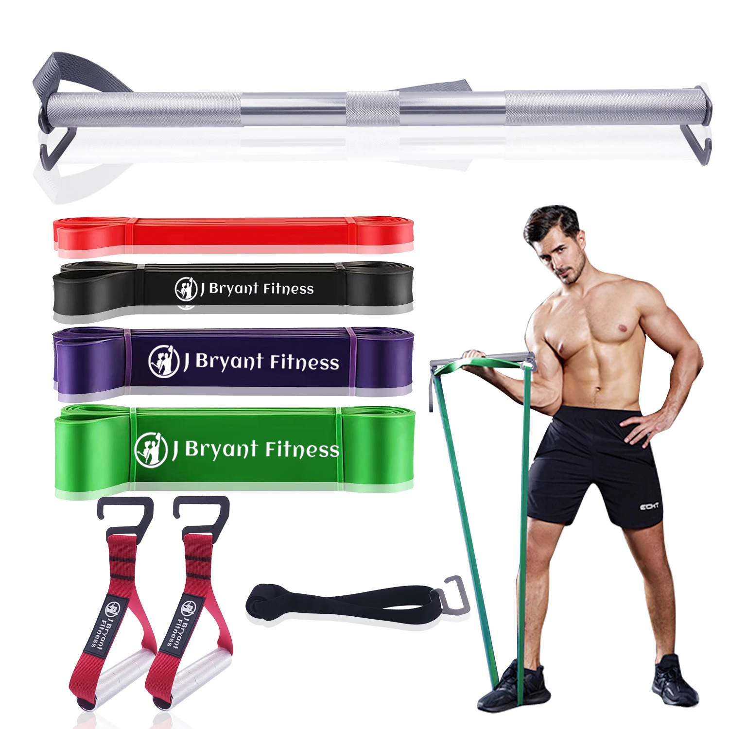 kralen Opeenvolgend Raak verstrikt Draagbare Verstelbare Weerstand Band Pilates Bar Home Gym Borst Druk Full  Body Oefeningen Squats Training Fitness Apparatuur| | - AliExpress