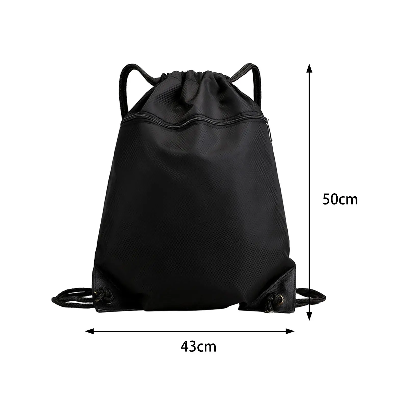 Drawstring Backpack Wear Resistant Gym Bags PE Bags Large Capacity Rucksack