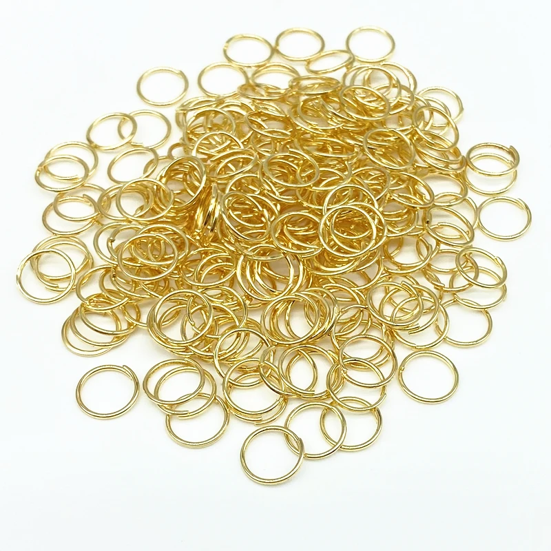 200pcs/lot 4 5 6 7 8 mm Jump Rings Split Rings Connectors for Diy Jewelry Finding Making Accessories Wholesale Supplies