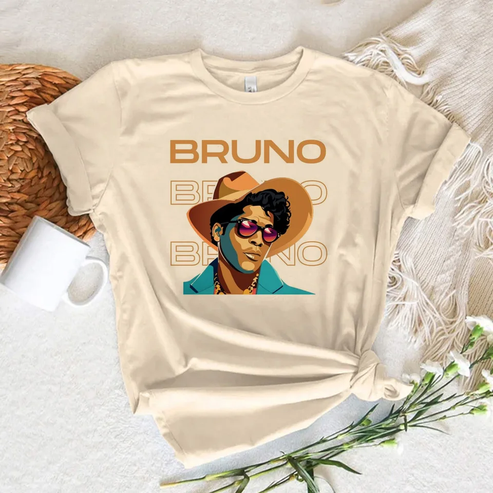 Bruno Mars tshirt women streetwear funny t-shirts female harajuku