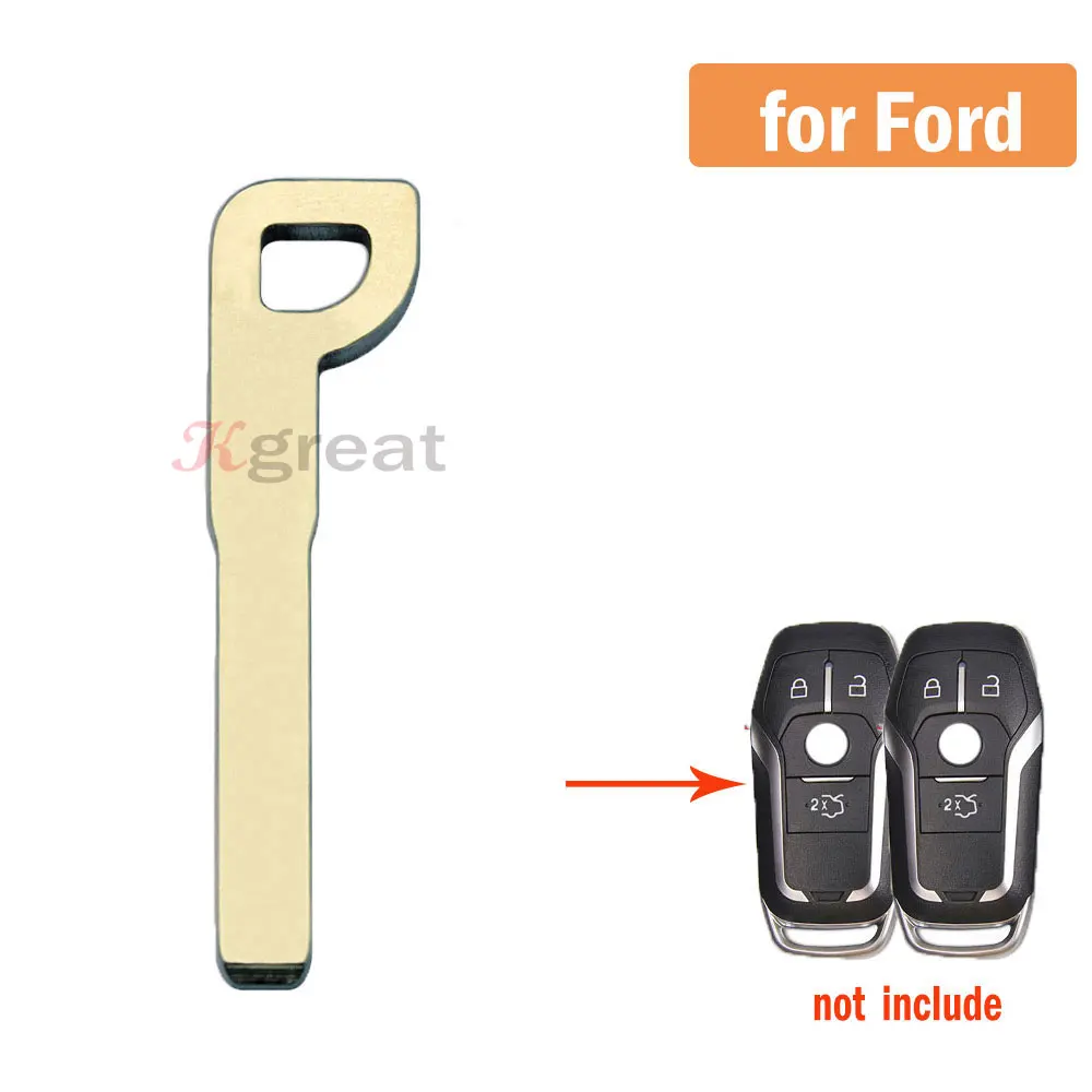 

10pcs Key Blade for Ford Mustang Edge Explorer F-150 Fusion Mondeo Kuka for Lincoln MKC MKZ Remote Key Uncut Blank Replacement