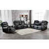 Hot Sale Air Leather 3+2+1 Recliner Sectional Sofa Set Living Room Sofa Furniture Luxury Reclining Sofa Set 2