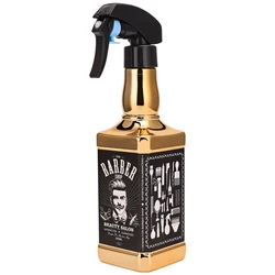 Barbershop Refillable Hair Mist Spray Bottle (Golden)