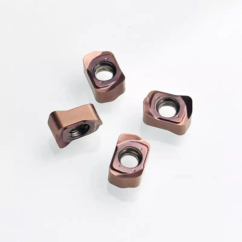 작은 직경의 고속 피드 밀링로드 고효율 거친 밀링 EXN02R 공구로드 양면 밀링 블레이드 LNMU0202