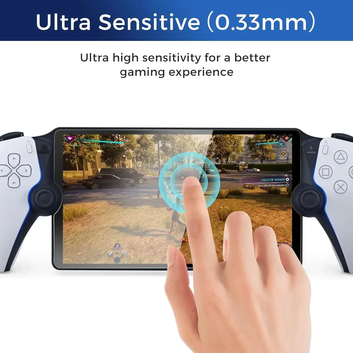 Tempered Glass Screen Protector for Sony PlayStation 5 Portal Clear Anti-scratch Protective Film for for PlayStation PS5 Portal