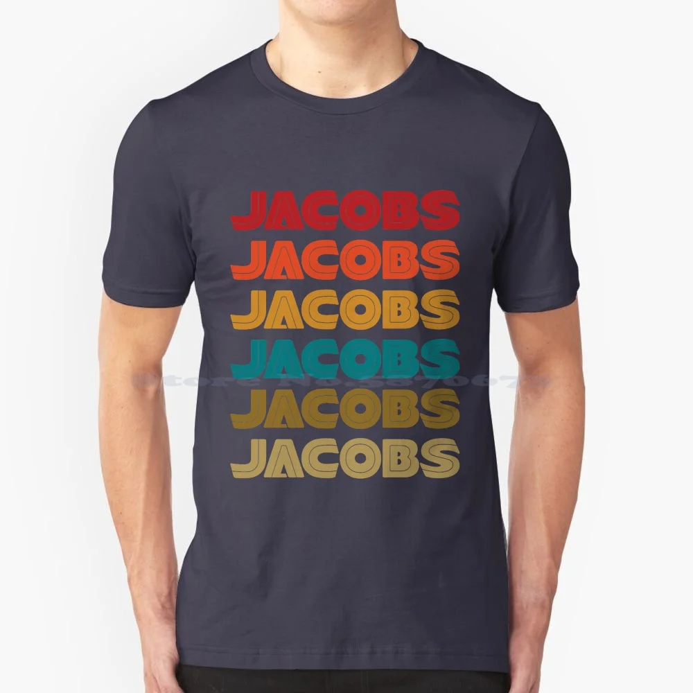 Jacobs Nome T Shirt 100% Cotone Tee Jacobs Cognome Jacobs Nome Della Famiglia Jacobs Nome Jacobs Baby Jacobs Jacobs Jacobs Baby