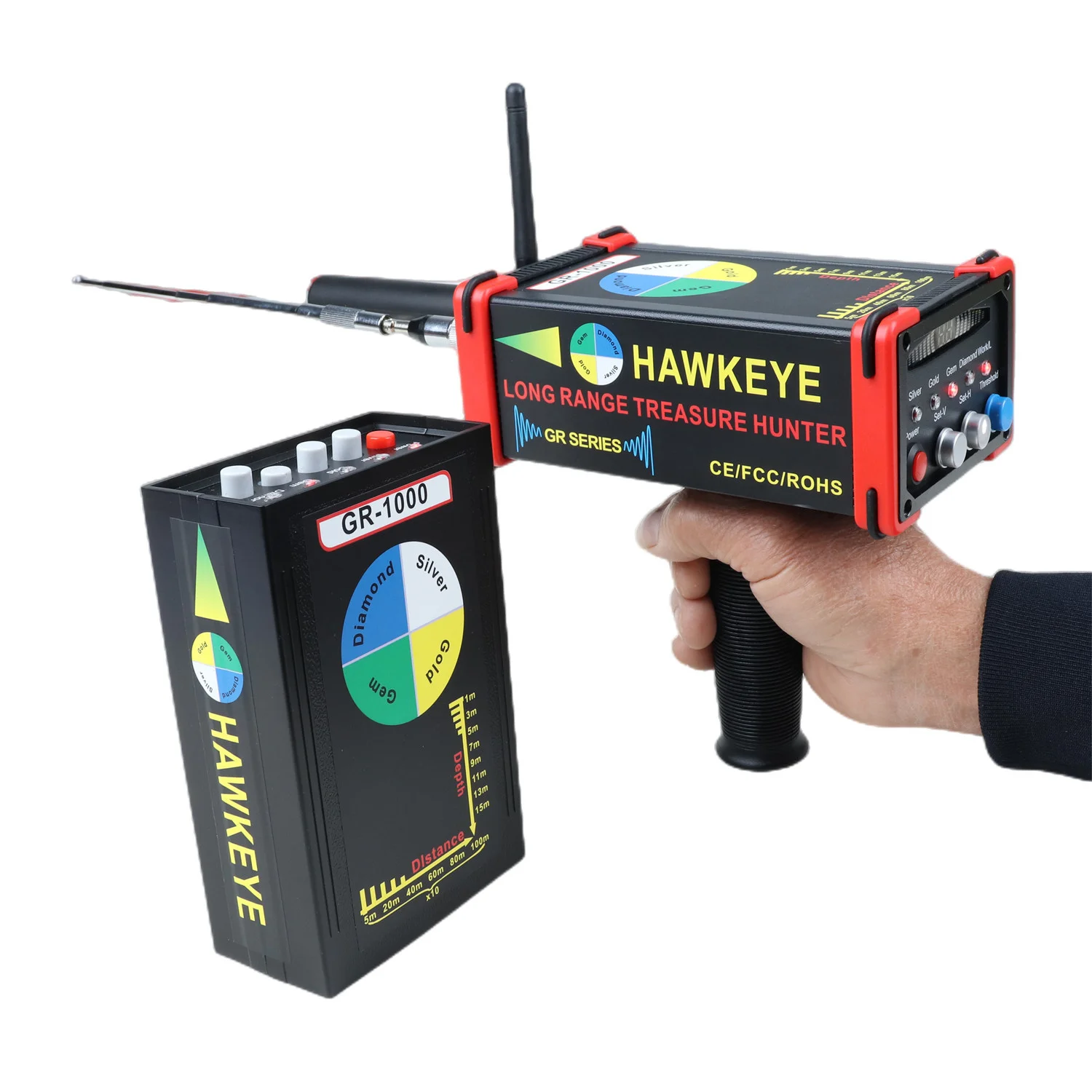 

Профессиональный металлоискатель большого радиуса действия, инструменты для поиска золота, серебра, драгоценных камней и алмазов