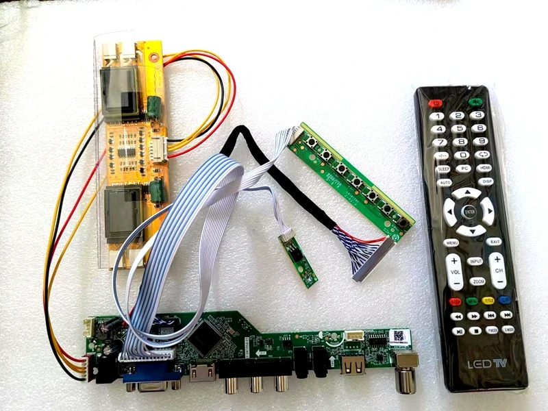 

Yqwsyxl Kit for M170EG01 V.A VA M170EG01 V.B VB TV+HDMI+VGA+AV+USB LCD LED screen Controller Driver Board