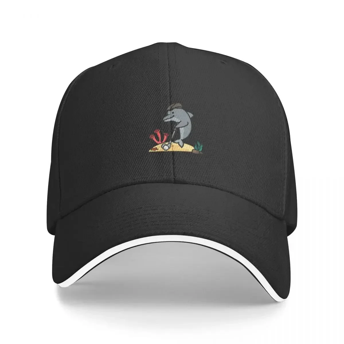 

New GOLPHIN T-SHIRT Baseball Cap Hat Man For The Sun Trucker Hats Kids Hat Golf Cap Men's Baseball Cap Women's