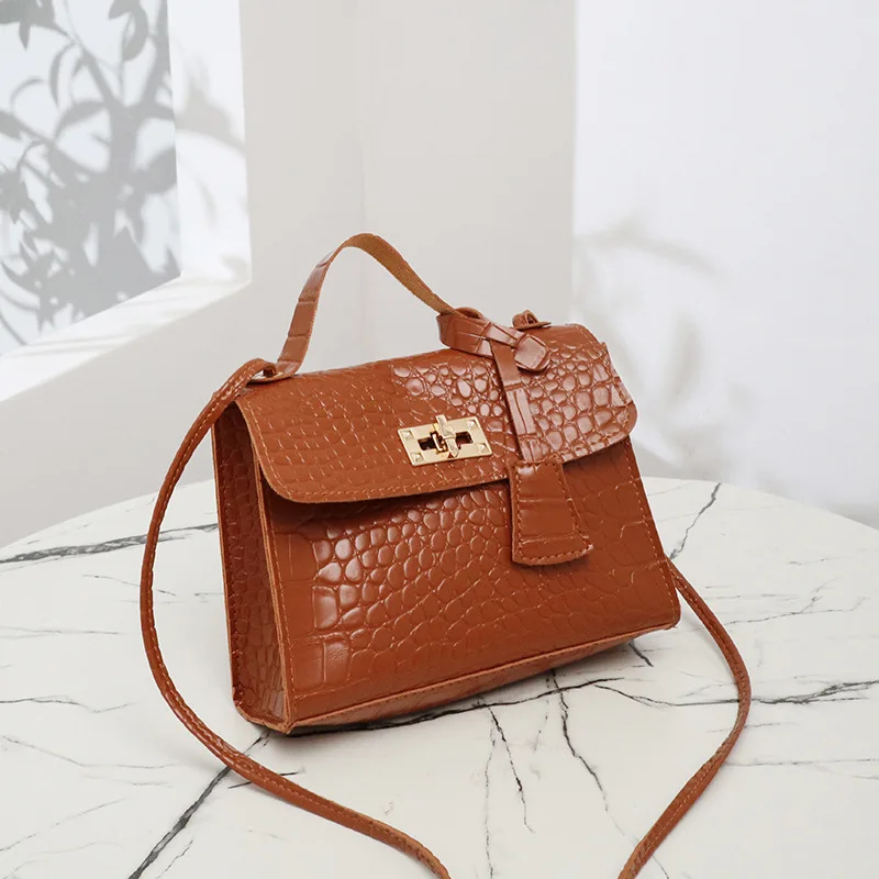 Inspired By Kelly Mini Crocodile Leather Bag – Sewed Into Style