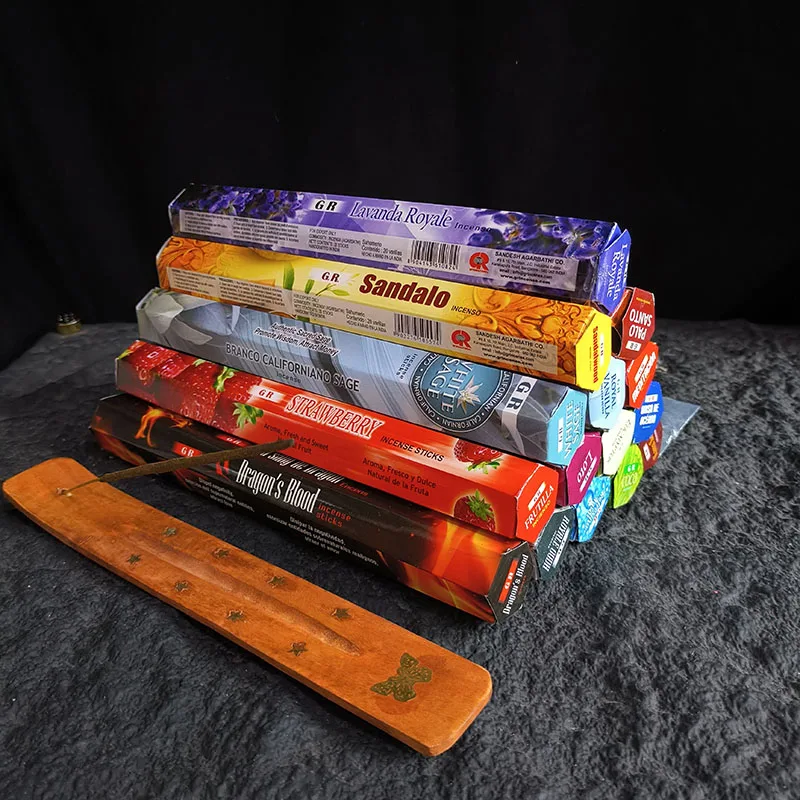Incense sticks 20 sticks White Sage Insense Sticks Natural Indian incense Aromatherapy Meditaion Palo Santo Linving Room Fragrance Joss sticks