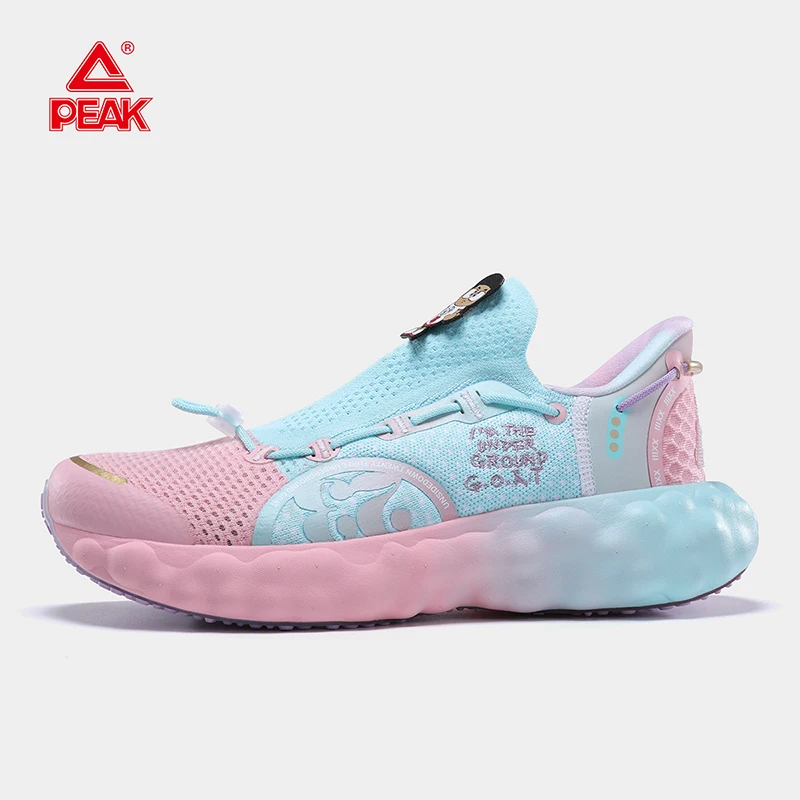 PEAK Men Running Shoes Sneakers Breathable Cushioning Non-slip Lightweight Jogging Yoga Training Shoes Outdoor Casual ET14991H