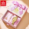 FATE LOVE 819 Luxury Quartz Watch for Women Stainless Steel Waterproof Classics Wristwatch for Lady Bracelet Sets Women Watch 1