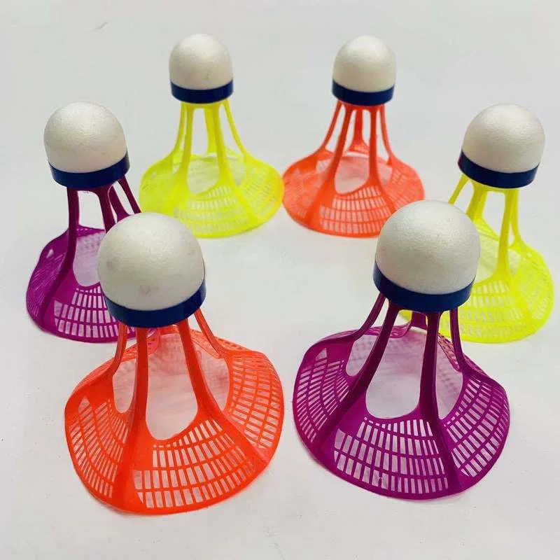 

3Pcs/Pack Windproof Nylon Badminton Balls In 3 Sets Durable and Not Easily Broken Indoor and Outdoor Shuttlecock Badminton