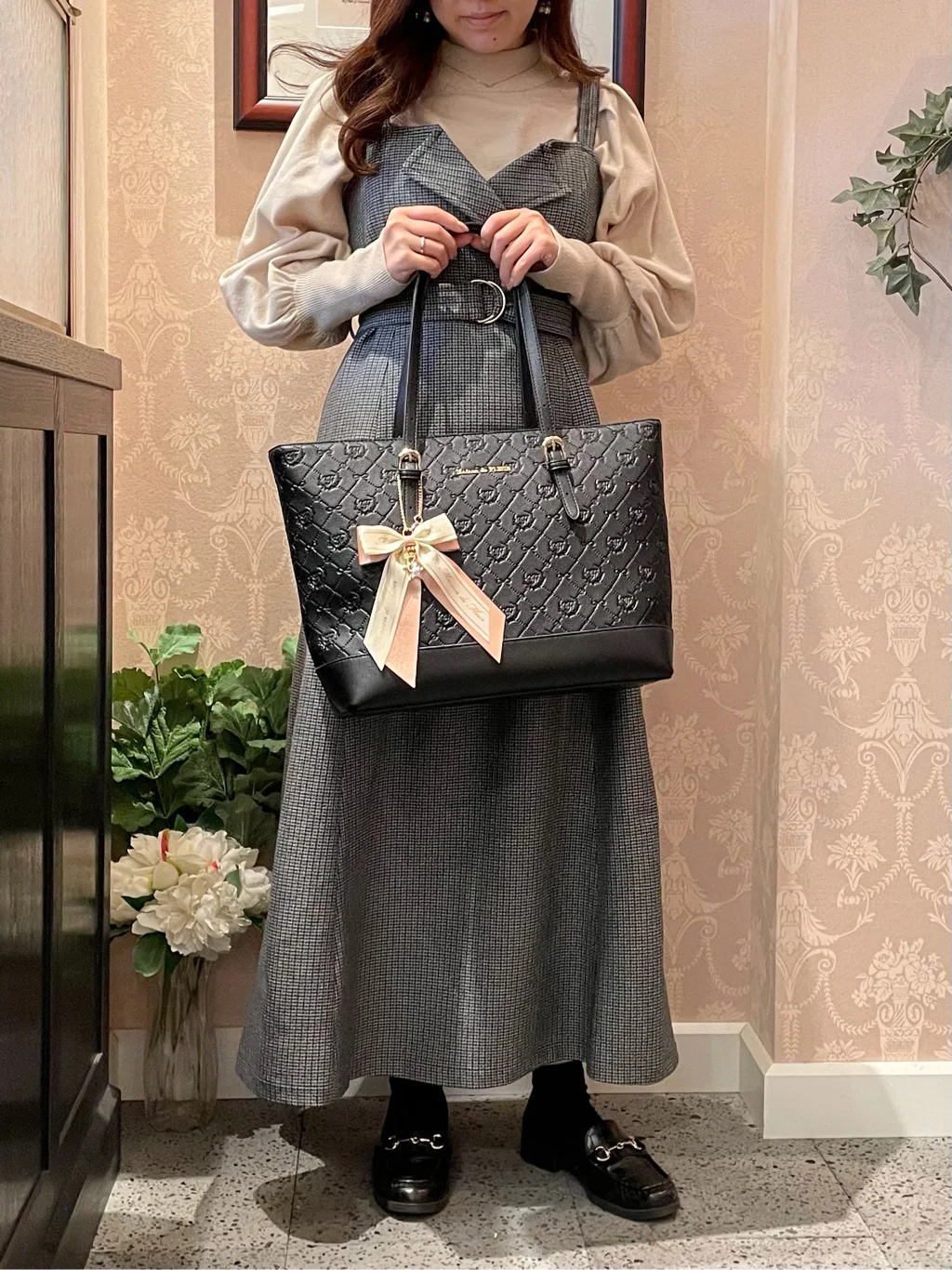 New Lolita Style Five-Pointed Star Big Bow Jewelry Pendant Letter Bowknot Pendant for Handbag Women's Cute Bag Charms