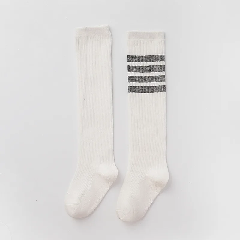 Knee High Socks for Girls Korean Kids Children Cotton Stockings Stripe Fashion Socks for Teens Students Socks 1-8years Old
