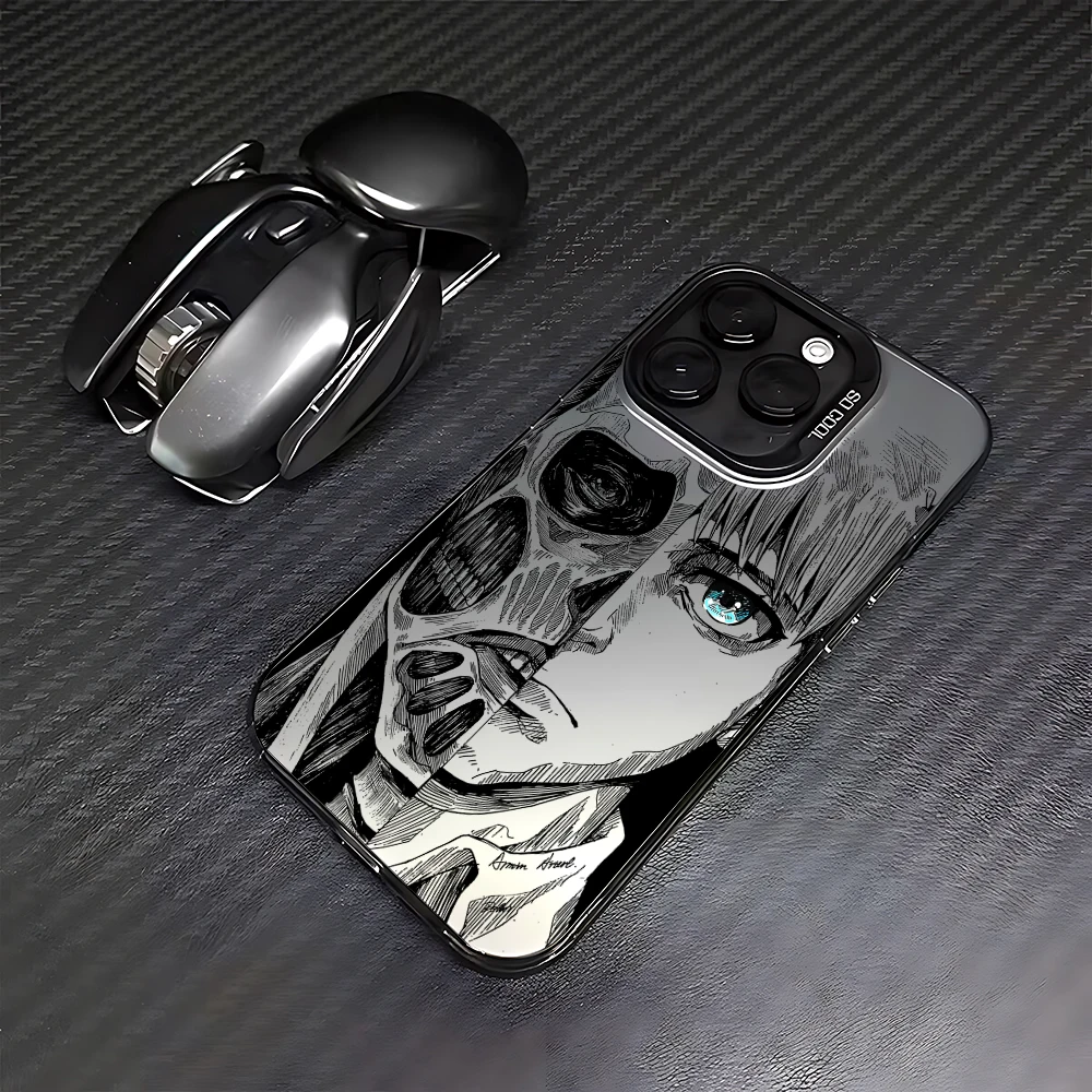 Luxury Hot Anime Attack On Titan Anti-Fall Matte Phone Case