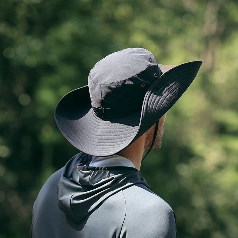 Outdoor cowboy hat made of cowhide all weatherproof with flexible