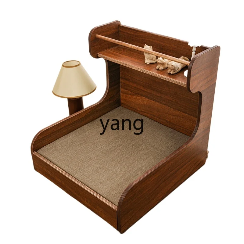 

L'm'm Solid Wood Cat Bed Pet Bed Winter Warm Kennel Cat Winter Artifact Winter Warm