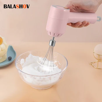 Robot da cucina elettrico portatile Frullatore a immersione senza fili 3 velocità Frullatore per impasto ad alta potenza Frullino per le uova Strumenti per miscelatore da cucina 1