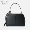 Motingsome 2024 Rodeo Buckle Woman Luxury Designer Bags Cow Leather Handbag Fashion Lady Pouch Retro Underarm Purses Tote New 2