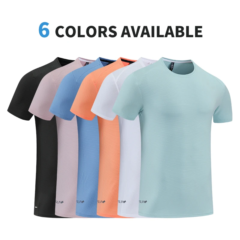 Custom Spandex Sports Gym T Shirt Men Short Sleeve Quick Dry T-Shirt Compression Workout Fitness Training Running Shirt R439 4