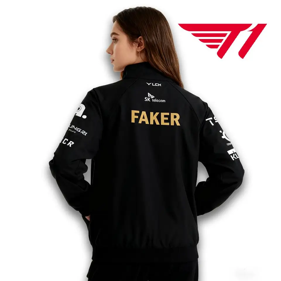 2025 World Championship T1 Team Jackets Jersey SKT Faker LCK