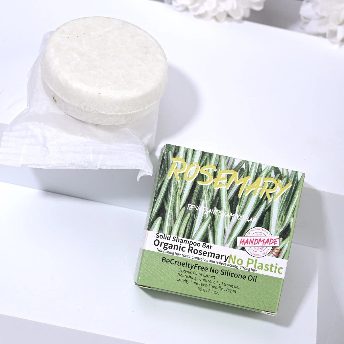 60g Natural fragrance rosemary shampoo soap, handmade soap oil control and dandruff removal soap for both men and women 5 60g Natural fragrance rosemary shampoo soap, handmade soap oil control and dandruff removal soap for both men and women 5
