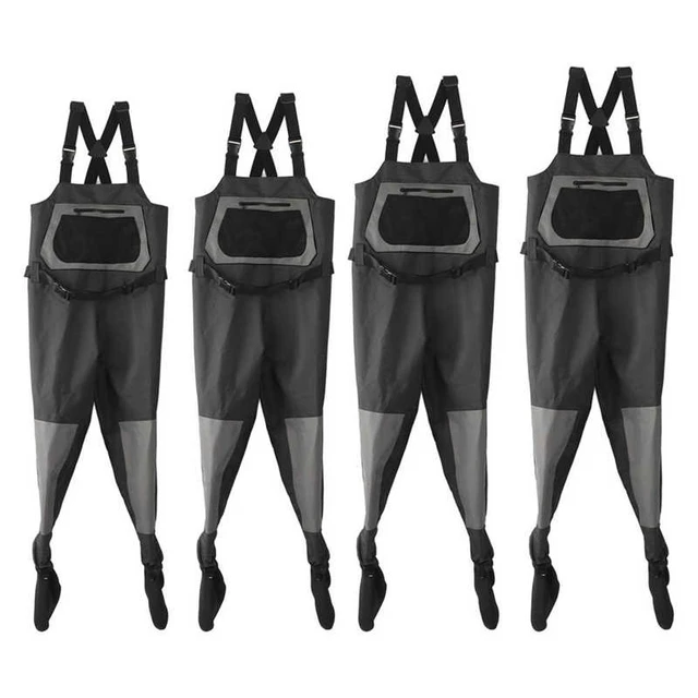 Fly Fishing Chest Waders Breathable Waterproof Stocking foot River