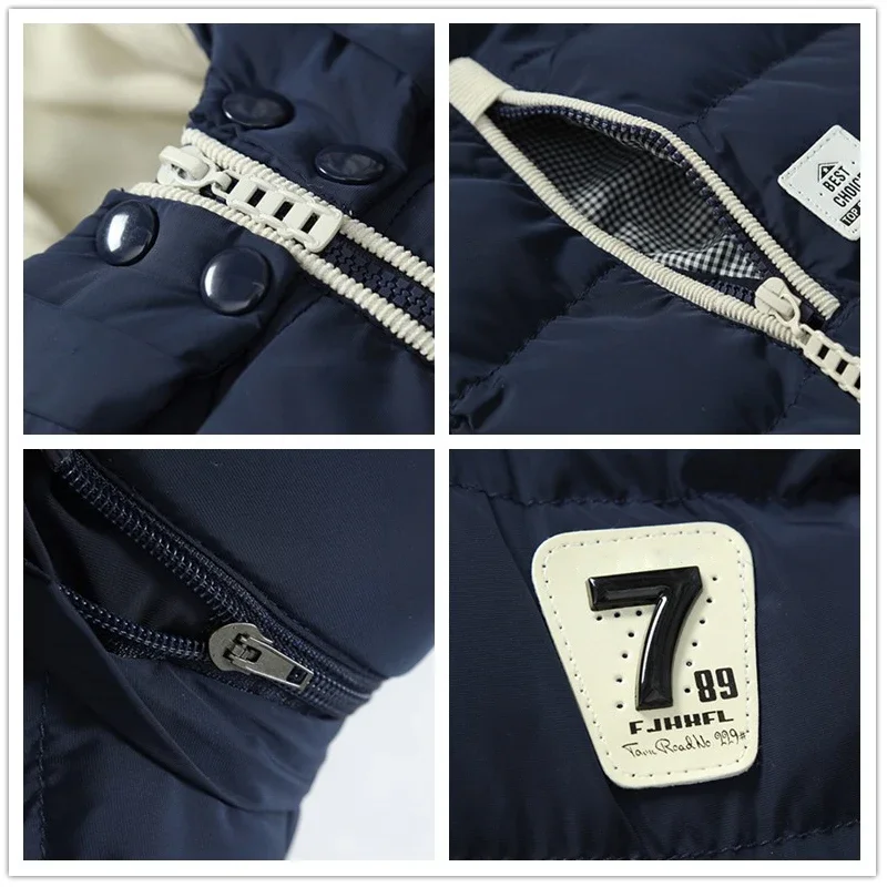 Men Winter Vests Detachable Down Vest Casual Waistcoat Sleeveless Jackets Male Hooded Vest Outwear Warm Coats Windproof 5XL