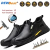 New Kevlar sole anti-smash anti-puncture safety shoes breathable men's non-slip wear-resistant safety shoes rubber outsole