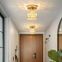 Mini Chandelier Ceiling Light Crystal Ceiling Light Close to Ceiling Lighting Fixture Ceiling Lamp for Corridor Aisle Lamp 3