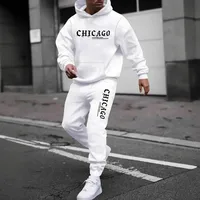 Men's Sports Suits Fashion Tracksuit Women Hoodies + Pants Two Pieces Sets Running Casual Sweatshirts Sweatpants Men's Clothing 2