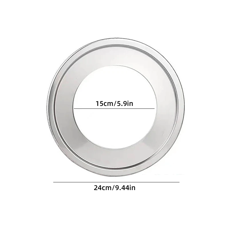 24cm/26cm Thickened Gasket Steamer Plate Bamboo Steamer Wok Milk Pot Casserole Soup Pot Special Steam Plate Ring Base