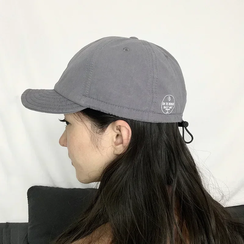 Yoga Baseball Hats American Short Brim Baseball Cap Men Women All-Comfortable Skin-Friendly Korean Style Peaked