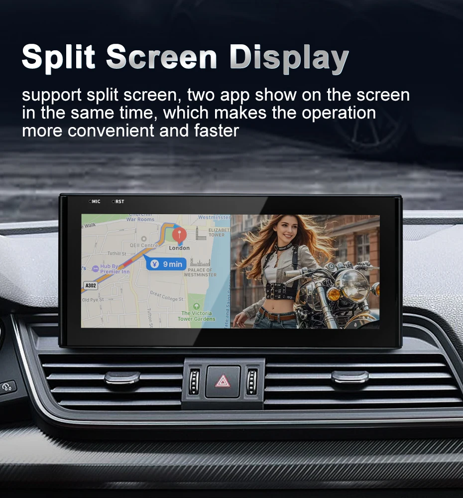 Qualcomm Snapdragon 680 6225 2.4GHz Wireless CarPlay Auto For AUDI Q5 2018 2020