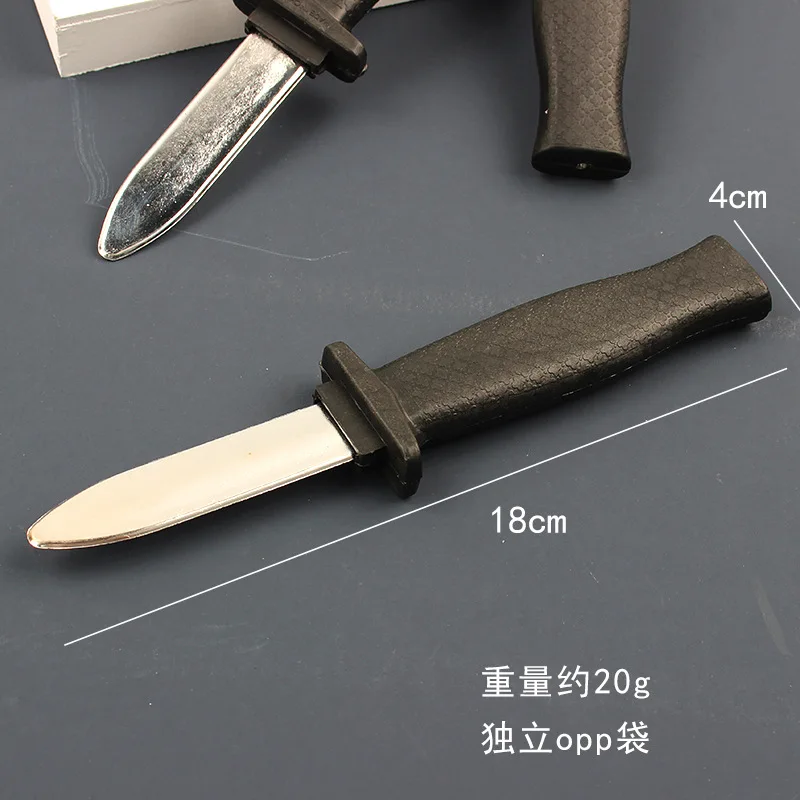18CM 텔레스코픽 나이프 가짜 칼 어린이 장난감 무대 쇼 마술 소품 어린이 재미있는 장난감 할로윈 장식 파티 선물