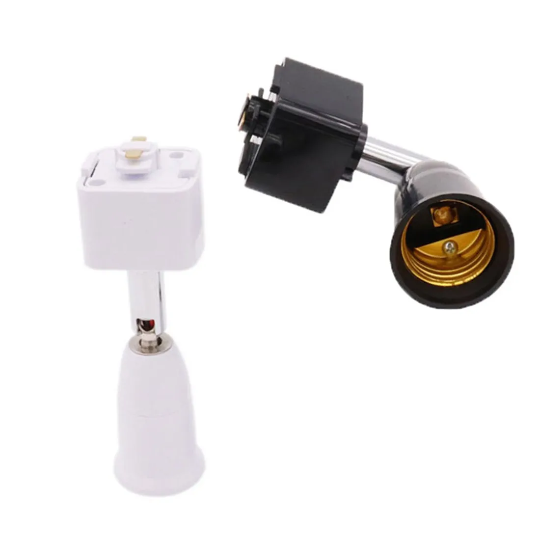 

Black White Adjustable E27 Ceiling Track Lights Dimmable LED Track Lighting Fixture for Accent Task Wall Art Exhibition Lighting